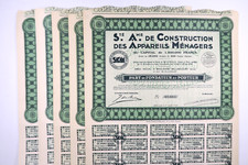 SOCIETE CONSTRUCTION DES APPAREILS MENAGERS PART DE FONDATEUR 1930 X 35 comprar usado  Enviando para Brazil