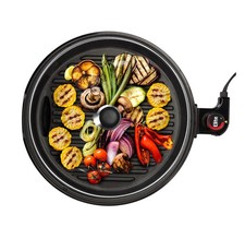 Elite Gourmet EMG6505G 12" tampa de vidro para churrasqueira elétrica interna sem fumaça - SS comprar usado  Enviando para Brazil