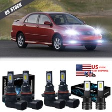 Para Toyota Corolla 2001-2003 2004 Kit combinado de faros LED+luz antiniebla, usado comprar usado  Enviando para Brazil
