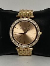 Usado, Relógio analógico Michael Kors Darci MK3192 feminino ouro rosa aço inoxidável VK732 comprar usado  Enviando para Brazil