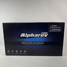 Usado, Barco de controle remoto Alpharev com estojo R308 20+ MPH barco de controle remoto rápido IOB não testado comprar usado  Enviando para Brazil