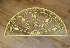 Grelha de janela de ferro fundido amarelo grade ornamentada parede pendurada treliça francesa  comprar usado  Enviando para Brazil