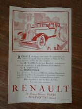 Brochure automobile 1928 d'occasion  Villers-lès-Nancy