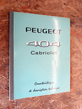 Peugeot 404 cabrolet gebraucht kaufen  Waldbröl