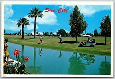 Cartão postal tamanho continental Sun City Arizona campo de golfe comprar usado  Enviando para Brazil