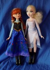 Bonecas Disney Frozen Elsa & Anna bonecas da moda x2 com vestidos e botas Hasbro 2015, usado comprar usado  Enviando para Brazil