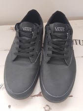 Vans black canvas for sale  UK