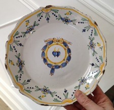 Superbe assiette faience d'occasion  Ham