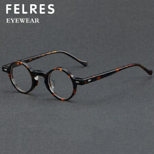 Novos óculos redondos de acetato armação pequena para homens mulheres lentes transparentes armações de óculos comprar usado  Enviando para Brazil