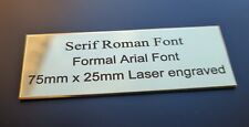 Engraved solid brass for sale  TAMWORTH