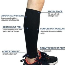Chaussettes compression genou d'occasion  France
