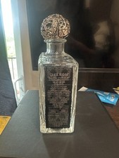 Garrafa de tequila Deleon platina licor vazio decantador tampa caveira tom prateado comprar usado  Enviando para Brazil
