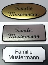 Türschild klingelschild namen gebraucht kaufen  Stutensee