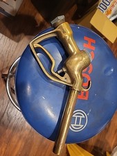 Usado, Bico antigo de latão polido para bomba de gás item de posto de gasolina antigo comprar usado  Enviando para Brazil