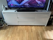 Sideboard hochglanz weiß gebraucht kaufen  Berlin
