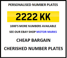 2222 cherished number for sale  LEICESTER