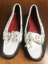 Sebago black white for sale  MARKET DRAYTON