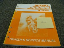 2004 Suzuki RM125 Bicicleta Suja Loja de Motocicletas Manual de Serviço de Reparo comprar usado  Enviando para Brazil