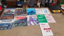 Triumph motorcycle books for sale  OXFORD