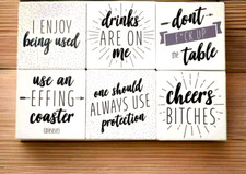 Novelty drink coasters for sale  Tallapoosa