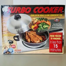 Sistema de Cozinha Turbo Cooker 4 em 1 Como Visto na TV com Chef Randall Caixa Aberta NOVO comprar usado  Enviando para Brazil