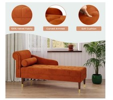 Velvet chaise longue for sale  DEWSBURY
