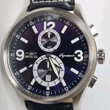 Relógio masculino Invicta Signature cronógrafo mostrador azul 7416 48mm comprar usado  Enviando para Brazil