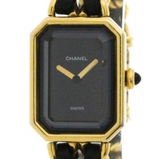 Relógio feminino CHANEL Premiere tamanho M banhado a ouro quartzo H0001 BF583648 comprar usado  Enviando para Brazil