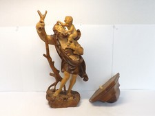 Holzfigur christopherus kind gebraucht kaufen  Deutschland