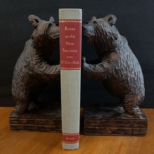 Standing bear bookends for sale  Katy