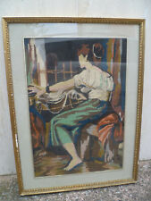 Quadro ricamato mano usato  Matera