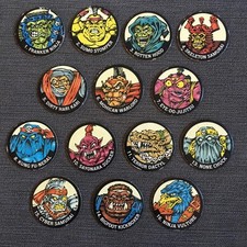 X14 POG POGS MONSTER IN MY POCKET NINJA WARRIORS 14 DE 16 CONJUNTO QUASE COMPLETO MIMP comprar usado  Enviando para Brazil