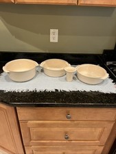 Tupperware microondas pilha fogão a vapor amêndoa 3 qt 4 peças conjunto vintage (l31) comprar usado  Enviando para Brazil