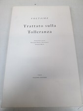 Voltaire trattato tolleranza usato  Italia