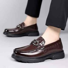 Sapatos Mocassins Masculinos Confortáveis Sapatos de Negócios ao Ar Livre Sapatos Sociais comprar usado  Enviando para Brazil