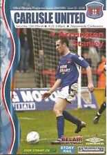 Carlisle united accrington for sale  CARLISLE