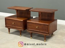Refinished walnut nightstands for sale  Nashua