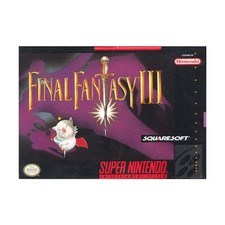 Videogames SquareSoft Final Fantasy III justo/VG+ comprar usado  Enviando para Brazil