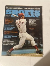 Revista de beisebol JOHNNY BENCH REDS August Sports Today Q1 1974  comprar usado  Enviando para Brazil