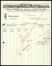Rechnung stuttgart 1928 gebraucht kaufen  Berlin
