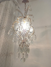 Lampadario antico cristallo usato  Torino
