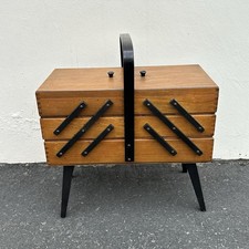 Vintage wooden accordion for sale  Orange