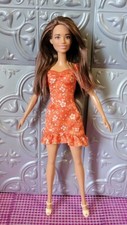 Barbie híbrida nua, cabelo castanho claro, rosto exclusivo, vestido fashionista comprar usado  Enviando para Brazil