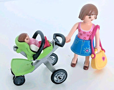 Playmobil City Life mãe com carrinho rosa menina recém-nascida  comprar usado  Enviando para Brazil