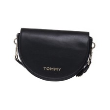 Tommy Hilfiger, torba na ramię, damska, czarna, jednokolorowa, 24, 6, 17 cm #Aya na sprzedaż  PL