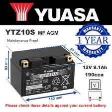 Genuine yuasa ytz10s for sale  UK