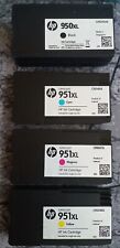 Używany, Oryginalne wkłady atramentowe HP 950XL Black & HP 951XL Cyan Purpurta Żółte  na sprzedaż  PL
