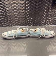 Tênis Converse Feminino de Lona Azul Claro Tamanho 7.5 - Excelente Estado comprar usado  Enviando para Brazil