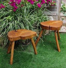 Tabouret tripode brutalist d'occasion  Grasse