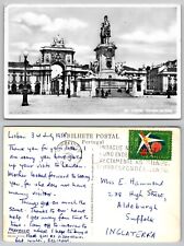 Selo s20472 Terreiro do Paco Lisboa Portugal RP cartão postal 1958 comprar usado  Enviando para Brazil